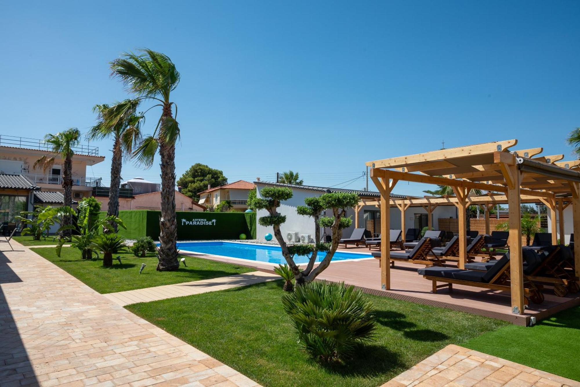 Paradise Apartments Artemida Экстерьер фото